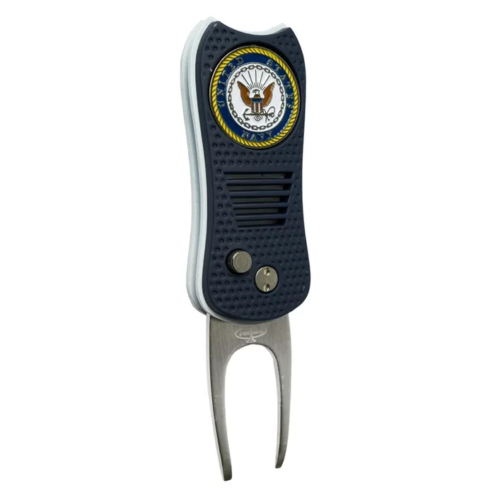 MILITARY Switchblade Divot Repair Tool with Double-Sided Removable Magnetic Ball Marker (US NAVY)