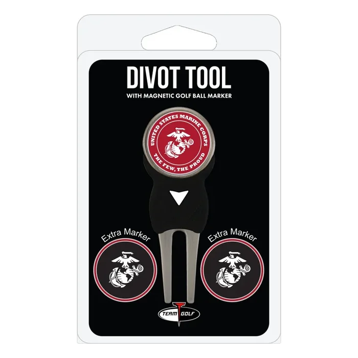 Military Unisex Custom Ball Markers and Divot Tools (US Marines)
