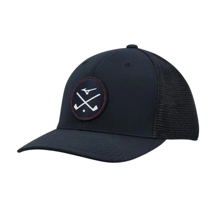Mizuno Crossed Clubs Meshback Cap – Navy