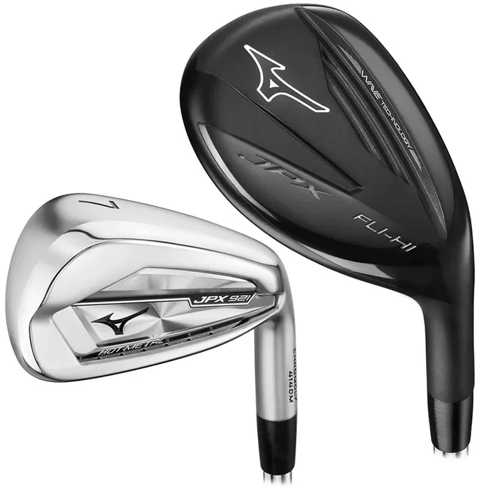 Mizuno JPX 921 Hot Metal/923 Fli-Hi Combo Clubset – Graphite