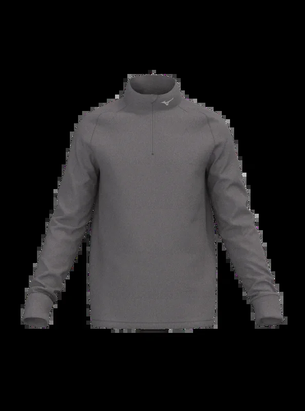 Mizuno Melange 1/4 Zip / Charcoal