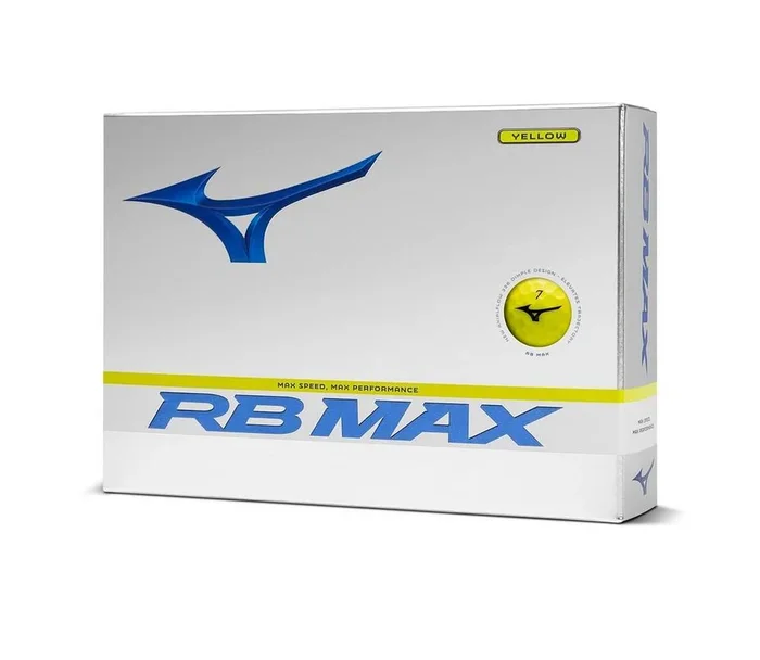 Mizuno RB Max Yellow Golf Balls – Dozen