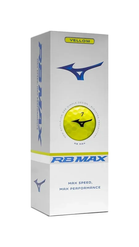 Mizuno RB Max Yellow Golf Balls – Sleeve