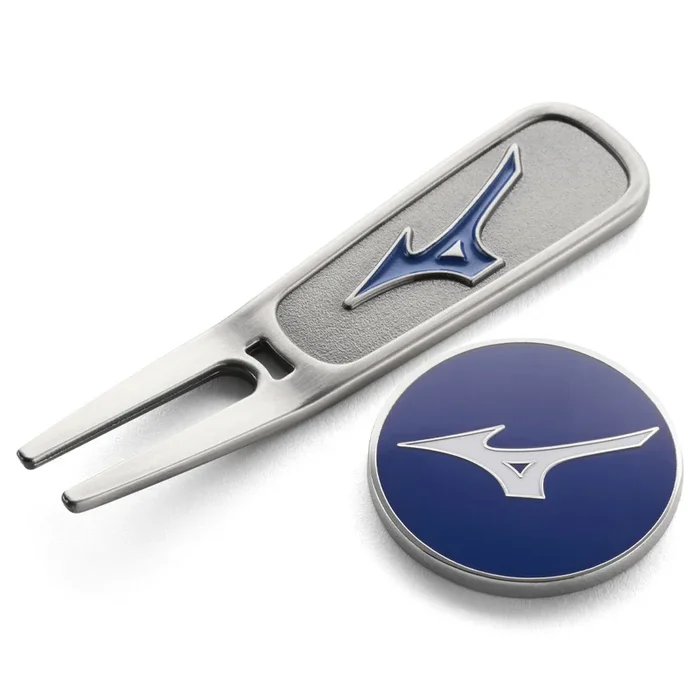 Mizuno RB Pitchfork & Marker Set – Silver/Blue