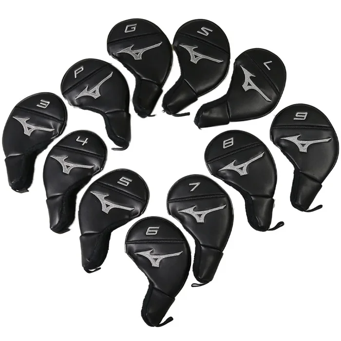 Mizuno Tour Iron Headcovers (11pcs) – Black