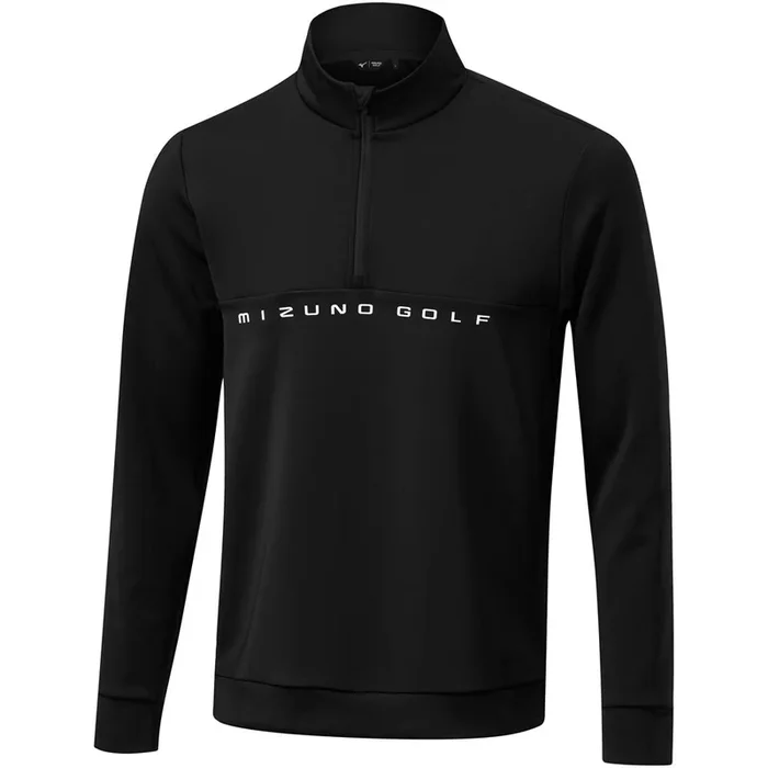 Mizuno Trace 1/4 Zip Pullover – Black