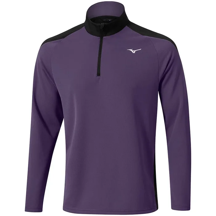 Mizuno Winter Breeze 1/4 Zip Pullover – Purple