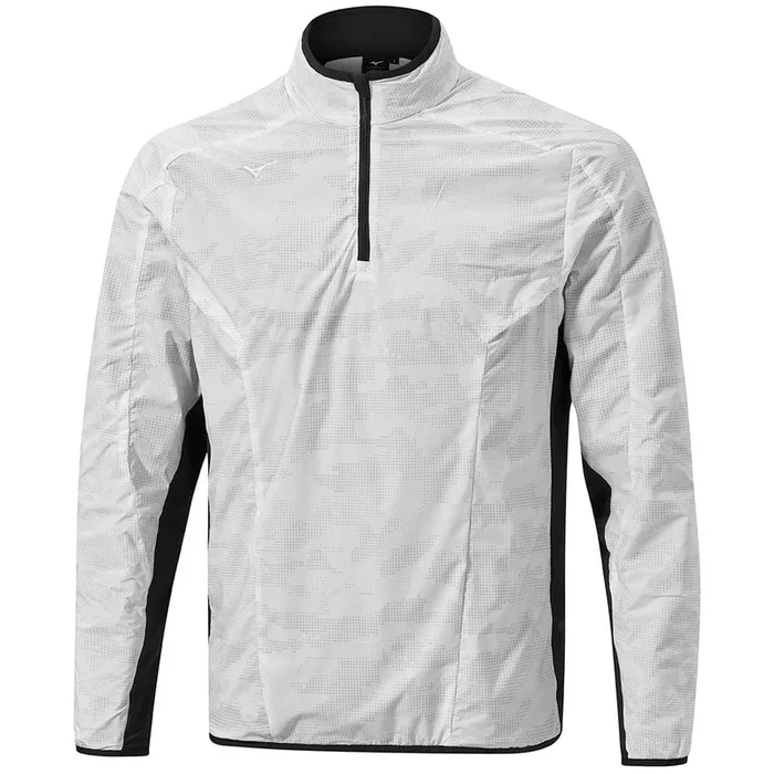 Mizuno Winter Stretch 1/4 Zip Jacket – White