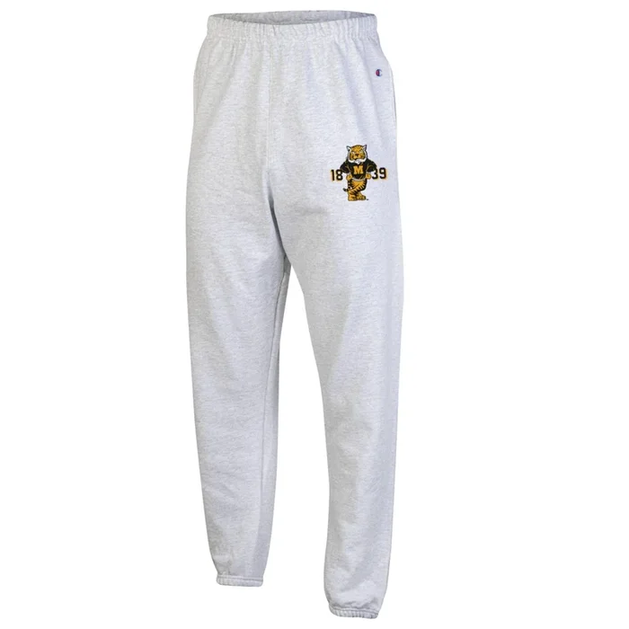 Mizzou Tigers 2025 Champion® TAM Student Designed Reverse Weave Vault Sweater Tiger Grey Pants