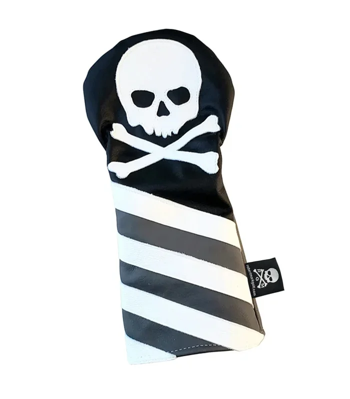 Monochromatic Skull & Bones USA Flag Headcover