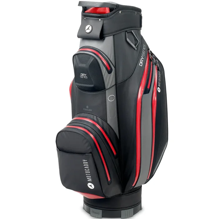 Motocaddy Dry Series Cart Waterproof Bag – Charcoal/Red