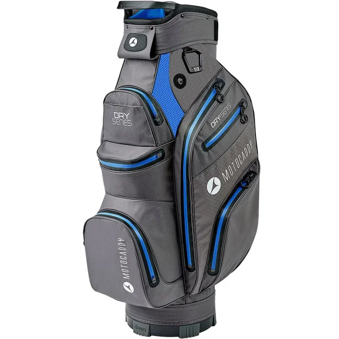 Motocaddy Dry Series Waterproof Cart Bag – Charcoal/Blue
