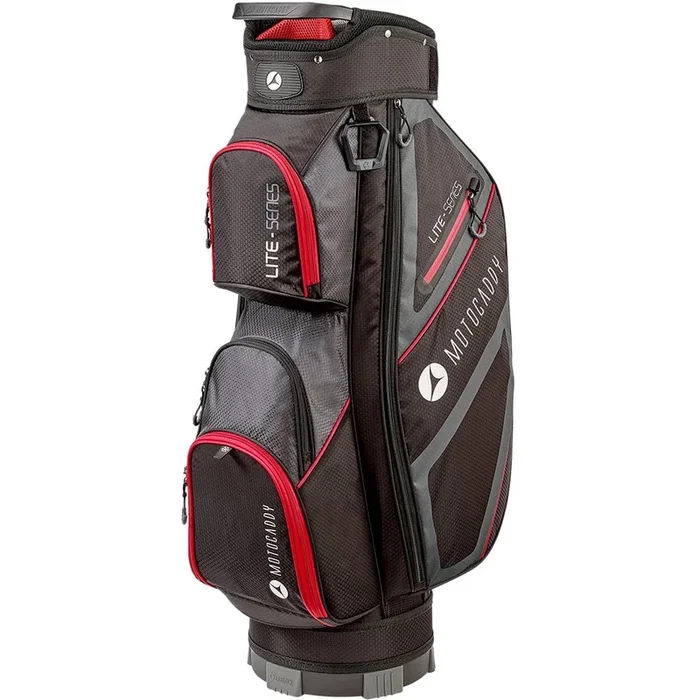 Motocaddy Lite Series Cart Bag – Black/Red