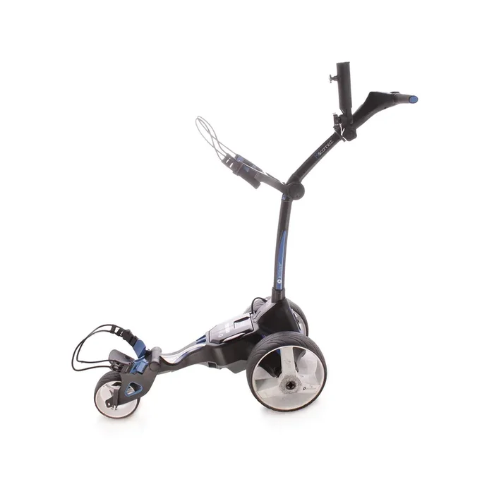 Motocaddy M5 Connect 18 Hole Lithium Second Hand Golf Trolley – Gunmetak/Blue