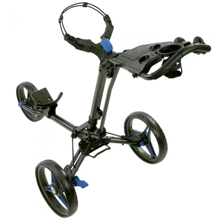 Motocaddy P1 3-Wheel Push Trolley – Black/Blue