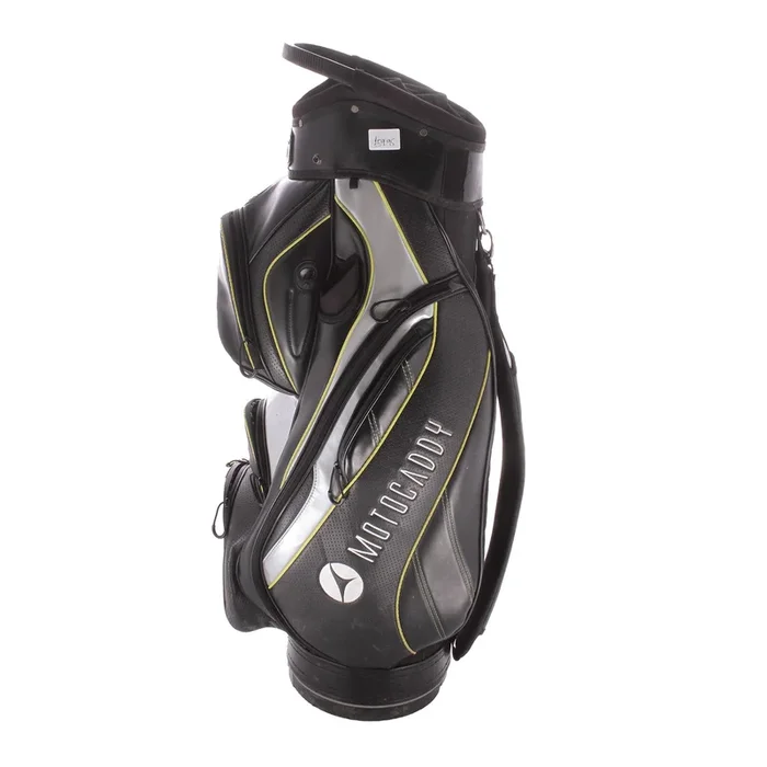 Motocaddy Premium Second Hand Cart Bag – Black/Silver/Lime
