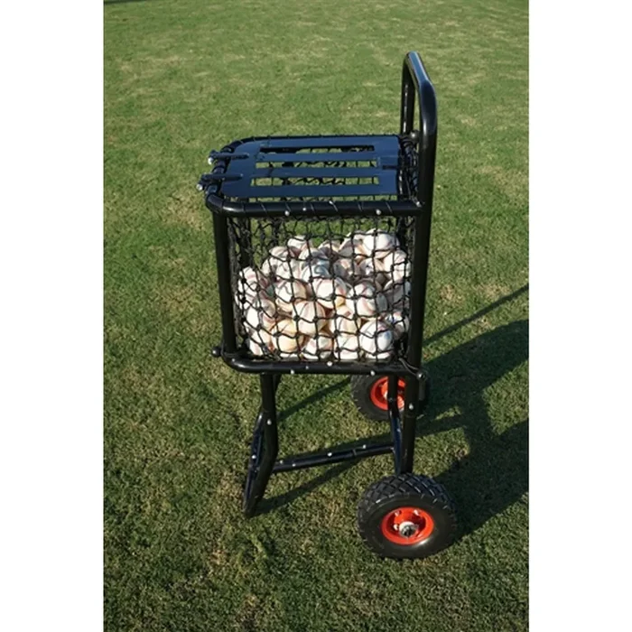 MuhlTech Baseball Softball Pro Ball Cart Medium With Security Lid