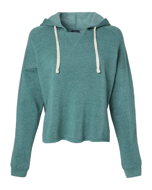 MV Sport Women’s Fleece Crop Hooded Sweatshirt
