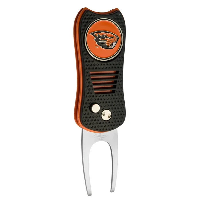 NCAA Professional Switchblade Divot Repair Tool with Double-Sided Ball Marker (Oregon State Beavers)