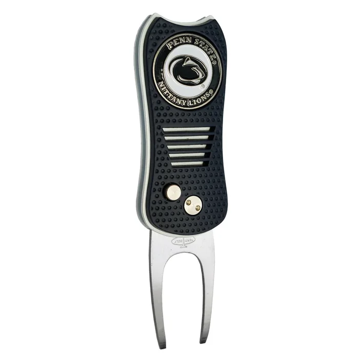 NCAA Professional Switchblade Divot Repair Tool with Double-Sided Ball Marker (Penn State Nittany Lions)