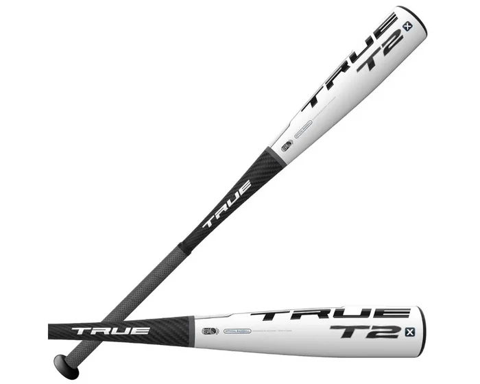 New 2020 TRUE T2X USSSA Baseball Bat -5 White/Black 2 3/4 BArrel