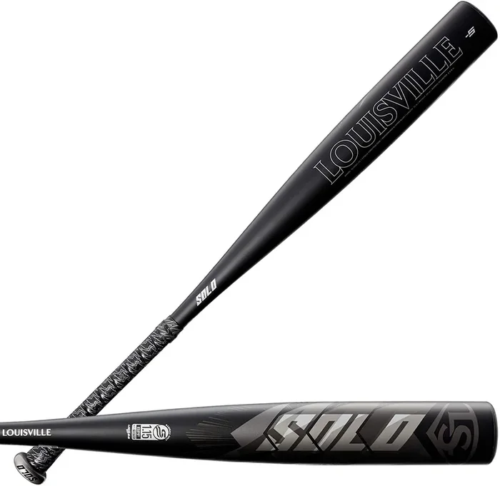 New 2021 Louisville Slugger Solo -5 USSSA Baseball Bat Black/Silver