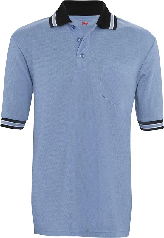 New Adams USA Short Sleeve Baseball/Softball Umpire Shirt Mn XX-Large Col. Blue