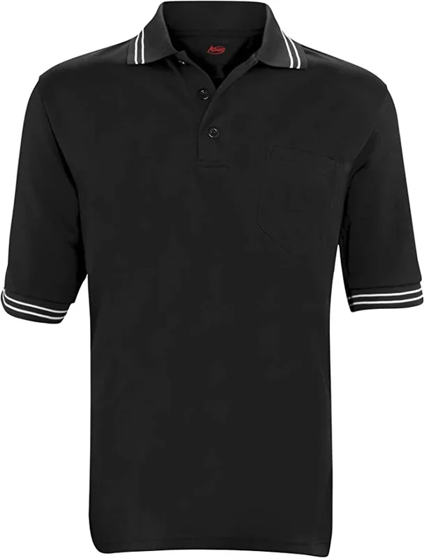New Adams USA Short Sleeve Baseball/Softball Umpire Shirt Mn XXX-Large Black