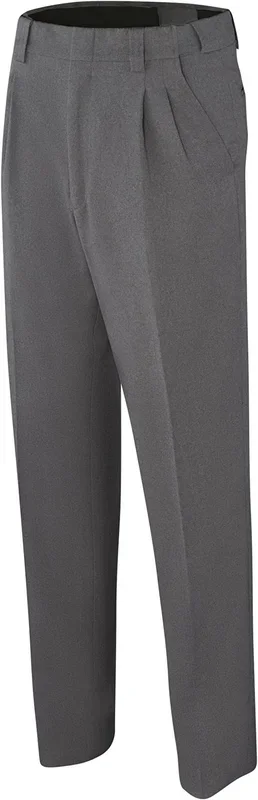 New Adams USA Umpire Combo Pleated Expandable Waist Uniform Pants 38 Gray