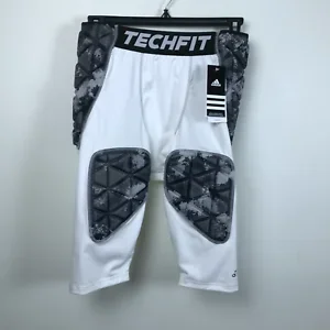 New Adidas Adult Small Camo Techfit Girdle Football Pants White/Black Camo