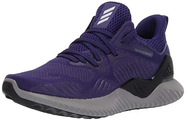 New Adidas Alphabounce Beyond Team Shoes Purple/Gray Men 12.5 Running Shoe
