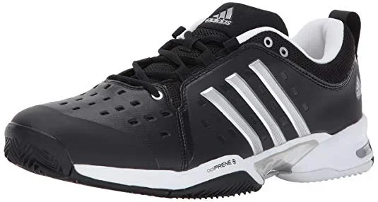 New Adidas Barricade 12 Classic Wide 4E Tennis Shoe Black/White