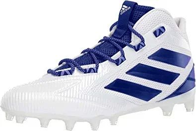 New Adidas Freak Carbon Mid Sz Mn 11 Football Molded Cleat White/Royal