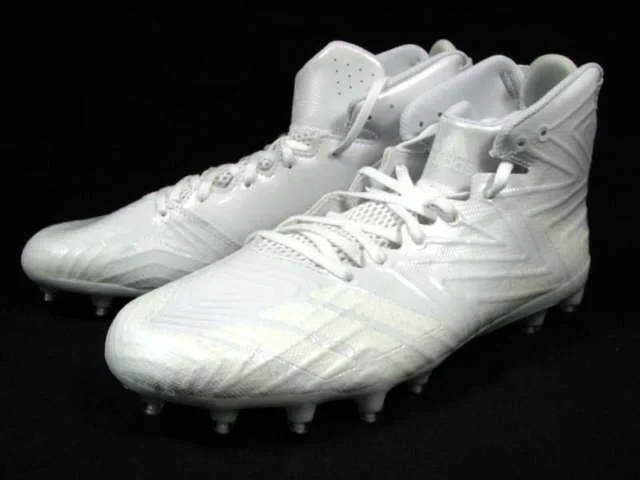 New Adidas Freak X Carbon Mid Size Mens 10.5 Football Shoe White BW0865