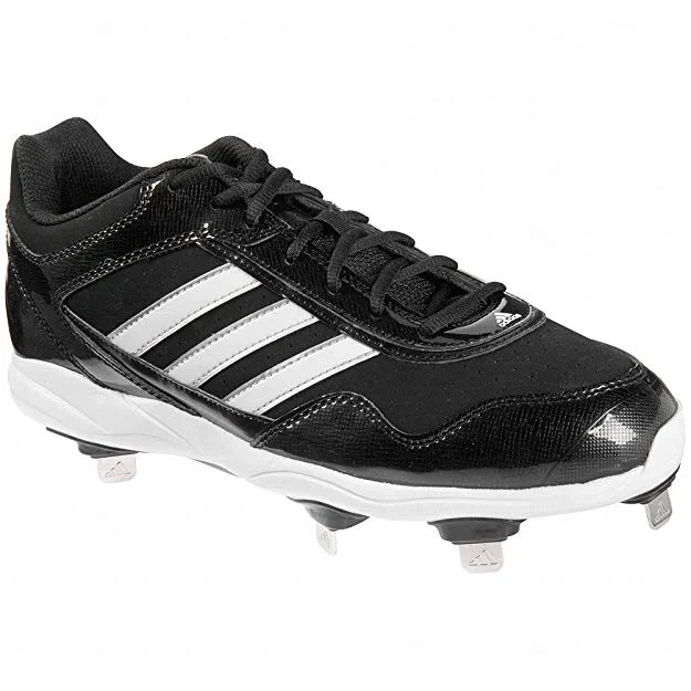 New Adidas G59119 Excelsior Pro Metal Low Black/White Size 12 Baseball Cleats