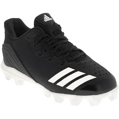 New adidas Icon Bounce Black/White Baseball Metal Cleat Men’s 13