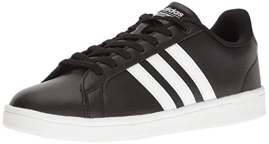 New Adidas Men’s 10.5 Cloudfoam Advantage Tennis Sneakers Black/White