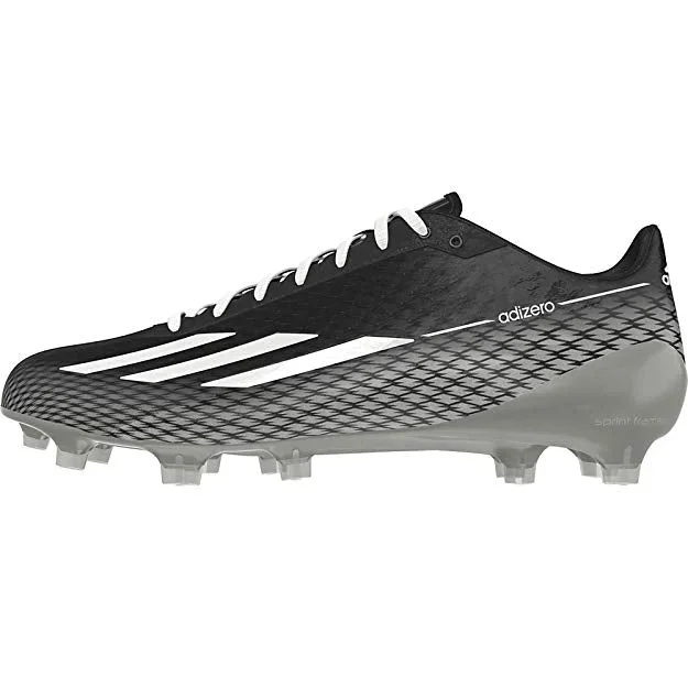 New Adidas Men’s 12.5 Adizero 5 Star 3.0 Football Cleat Black/White D74282