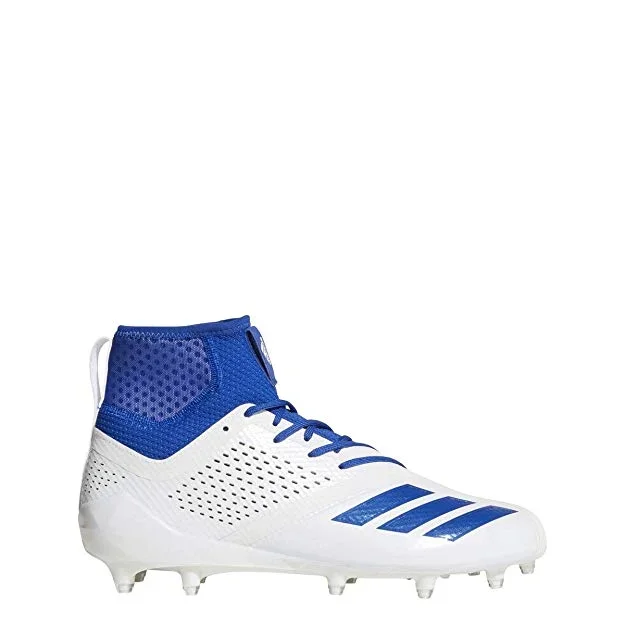 New Adidas Men’s 12 Adizero 5 Star 7.0 SK Football Cleat White/Royal DA9563