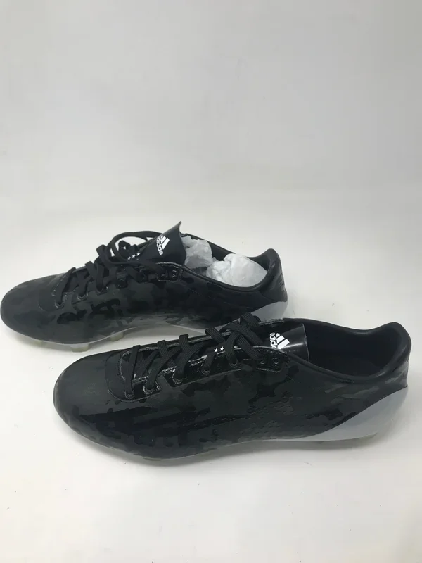 New Adidas Men’s 12 Adizero 5 Star Football Cleat Black/Gray B09194