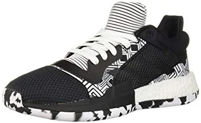New Adidas Men’s 12 Marquee Boost Low Basketball Shoe Black/White