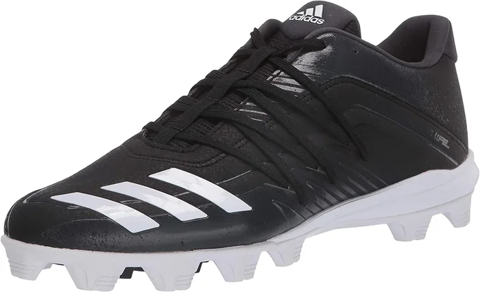 New Adidas Men’s Afterburner 6 Grail Md Cleats Baseball Sz 6.5 Black/White