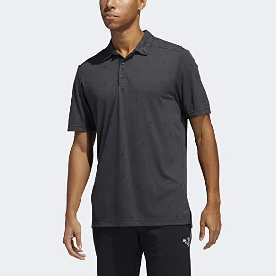 New Adidas Men’s Size Medium Adicross Drive Polo Shirt Black