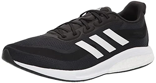 New adidas Men’s Supernova Running Shoes Black/White Size 9.5