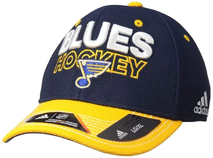 New Adidas Pro Authentic Locker Room Structured Flex Small/Medium Blues Hockey