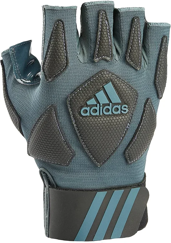 New Adidas Scorch Destroy 2 Half Finger Football Lineman’s Gloves Adult Small