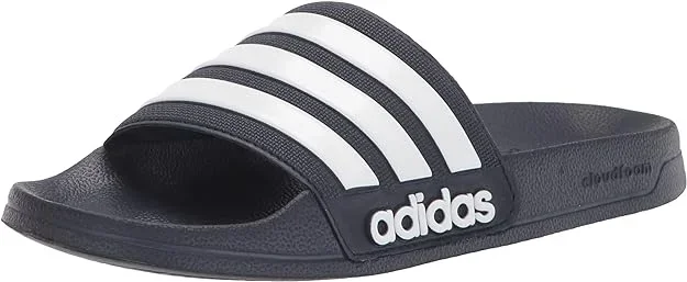New adidas Unisex Adilette Shower Slides Sandal, Legend Ink/White/Legend Ink, 6 US Men