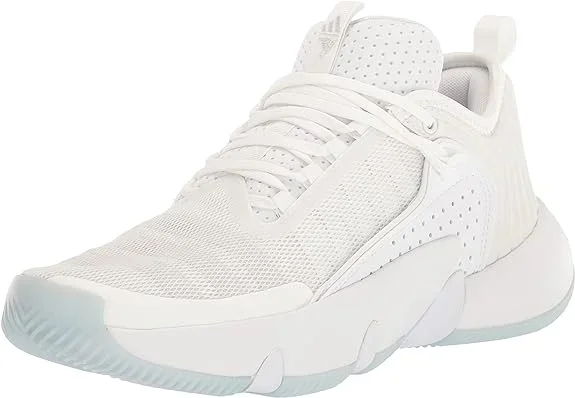 New adidas Unisex Trae Unlimited Basketball Shoe, White/Dash Grey/Blue Dawn, 4.5 US Men
