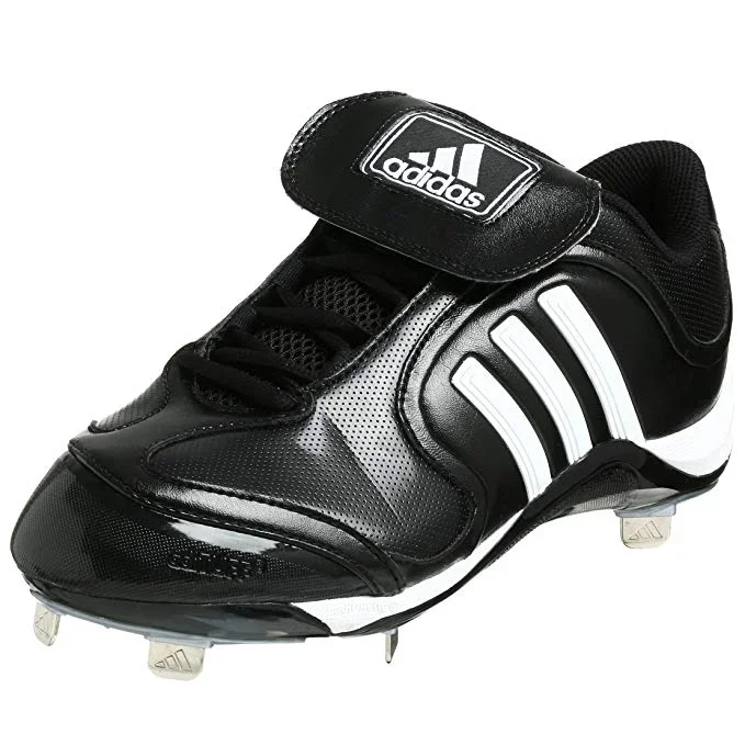 New Adidas Women’s Excelsior 6 Low 11 Black/White Metal Cleat 173395