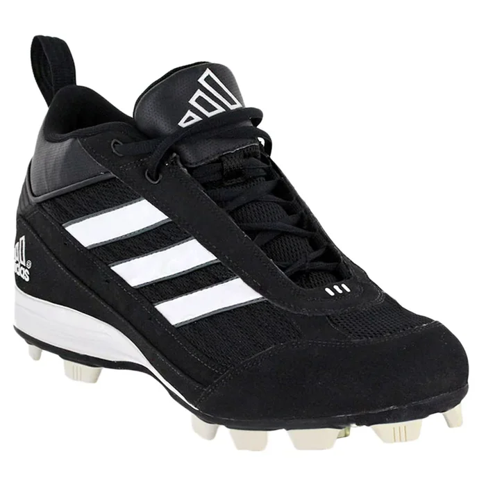 New Adidas Women’s Size 7 D. King Molded Low Softball Cleat Black/White